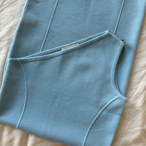 Michael Kors Body Con One Shoulder Knit Dress - Sz Small